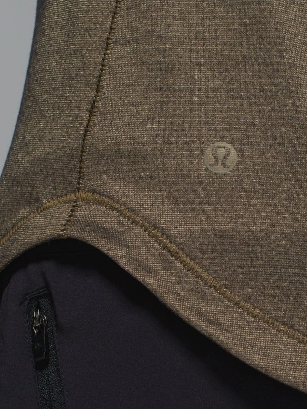 Lululemon What The Sport Tee V-Neck - Heathered Black / Gold Sparkle - Picture 14 of 15